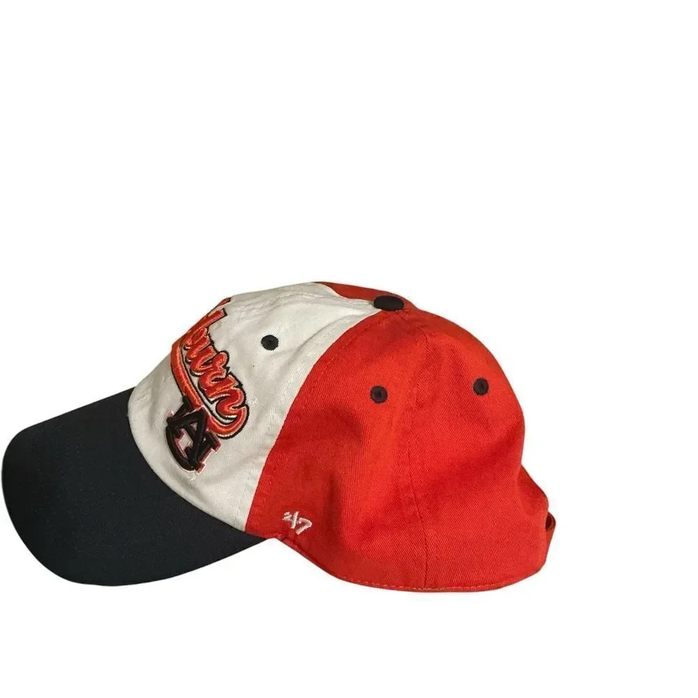 47 Brand Red and White Auburn Hat
